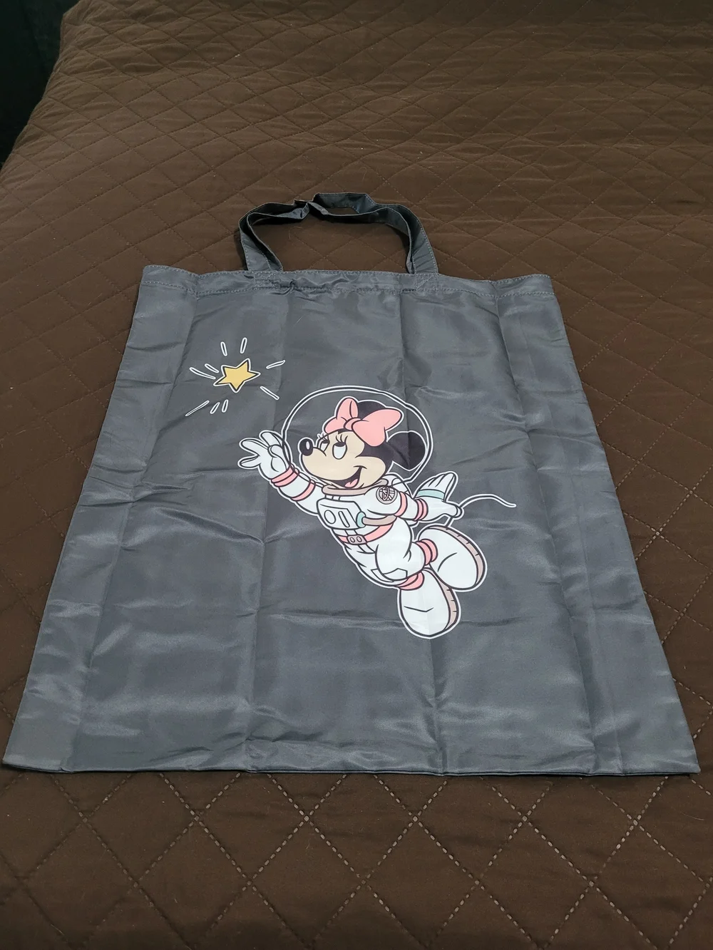 NWT Disney Store Chip 'n' Dale Astronaut Foldable Eco-Bag Pouch Cute Space Japan